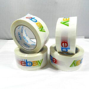 Four Rolls of 2" x 75 yard Classic eBay-Branded Shipping Tape